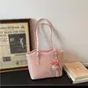 Bolso Tote de Gama Alta de Nicho, Bolso de Hombro Versátil y de Moda, Bolso de Hombro o Axila de Gran Capacidad Estilo Coreano