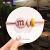 Diadema Exquisita Diadema Colorida Banda de Goma Estilo Coreano para Mujer Alta Elasticidad Accesorio para el Cabello de Celebridad de Internet Diadema con Cubierta de Cuero No Lastima el Cabello Perlas