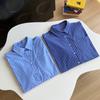 [Consulte al servicio de atención al cliente antes de procesar sesiones personalizadas] Tía Luxi 2022 Camisa de rayas de primavera y otoño Femenina 311