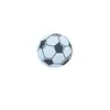 Caneta Gel Borracha Macia Pvc Tema Bola de Desenho Animado com Fivela Decorativa Destacável e Retrátil, Caneta Esferográfica Bola de Futebol Criativa