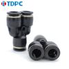 Spwy10Y Redutor de Três Vias Tipo-8-10 Py12-10-12 Spw Redutor Conector Rápido Tdpc