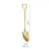 Acero Inoxidable 304 Cabeza Cuadrada Punta de Cuchara Pala Doméstica Cuchara Mezcladora Cuchara para Postre Sandía Pala Condimento