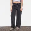 Jeans Rectos Pequeños para Mujer para Ropa Exterior, Pantalones Retro Holgados de Cintura Alta para Mujer
