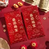 Sobre de regalo para bebé de un año, personalizado y creativo, tamaño grande, sobre rojo para regalo de agradecimiento de banquete, mini feliz cumpleaños