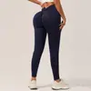 Pantalones de Yoga Deportivos para Correr Fitness Cortos de Cintura Alta Ajustados en V Color Sólido Estilo Europeo y Americano