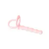 Anillo de silicona de doble agujero para el pene, anillo para el pene, anillo de cuentas vestible para hombres y mujeres, bola anal, juguete sexual compartido para parejas