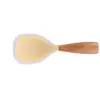 Colher de Arroz de Silicone Criativa com Suporte Resistente a Altas Temperaturas Madeira de Faia Antiaderente Colher para Servir Panela de Arroz Colher para Pegar Arroz Doméstica