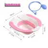 Bacia para Banho de Assento Doméstica Dobrável, Bacia para Vaso Sanitário para Grávidas, Bacia de Limpeza Espessada para Homens e Mulheres, Alívio de Hemorroidas, Não Precisa Agachar, Bacia para Cuidados Pós-Parto
