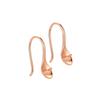 Plata de ley S925 Verano francés tacones altos gancho para la oreja cuchara Perla soporte vacío DIY joyería aretes accesorios aretes para mujer