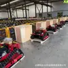 Cortador de Grama com Controle Remoto Todo-o-Terreno, Modelo Qilin 500 Máquina Agrícola de Capina para Pomares com Esteiras Totalmente Automática