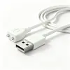Cabo de Carregamento Magnético para Prevenir Curto-Circuito Cabo de Carregamento Magnético Forte 2P para Brinquedos Elétricos Escova de Dentes e Limpeza Facial Tipo Adsorção Cabo de Carregamento USB