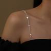 Alças de Strass para Lingerie Ajustáveis Corrente de Ombro Sexy Simples Corrente de Ombro para Vestido de Noiva Texto Universal Alça de Peito Corrente de Ombro
