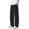 Ropa de Verano Pantalones Casuales Finos Marca de Moda Trendy para Hombre Pantalones Largos con Cordón Verano 2026 Nuevos Pantalones de Secado Rápido para Hombre