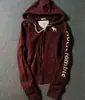 Sudadera con Cremallera Bordada Vintage para Mujer, Cárdigan Lavado Desgastado con Aplicaciones de Letras en las Mangas, Sudadera Casual