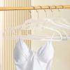 Percha de ropa con purpurina transparente en forma de corazón para niña, con cristales dorados y polvos de cristal, de imitación acrílico, para tienda de ropa.