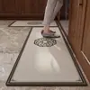 Nuevo Estilo Chino Flor y Pájaro Cocina Diatomeas Alfombrilla Hogar Absorción de Agua Absorción de Aceite Resistente al Desgaste Alfombrilla Anti-suciedad Anti-manchas Alfombrilla Larga