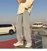 Jeans de calle moda verano hombre marca parche pantalones rectos hip hop callejero americano talla grande pierna ancha mopa pantalones largos