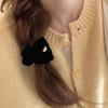 [GeLin boutique] Anillo para el cabello con textura de terciopelo dorado para el intestino grueso, tocado de alta calidad, accesorio para el cabello con cuerda para el cabello