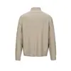 Ropa Vintage Yidao Otoño 2026 Nuevo Estilo Retro Americano Old Money Chaqueta Cardigan de Punto Trenzado Espiga con Cuello Alto para Hombre