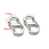 Fivela em S de Aço Inoxidável Galvanoplastia a Vácuo Fivela para Joias Fivela de Conexão DIY Acessórios Simples para Pulseira e Colar Atacado Transfronteiriço