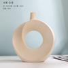 Ins Nordic-style High-end Home Cerâmica Vaso Luz Luxo Sala de estar Decorativo Garrafa Artesanato Hidropônico Ornamentos Atacado
