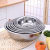 Acero inoxidable colorido Juego de tres piezas de cuenco colorido juego de tres piezas cinco piezas olla para condimentos cuenco para verduras cuenco para frutas traje regalo