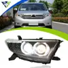 Adequado para Modificação do Conjunto do Farol do Highlander 2012-2014 com Lente de LED e Luzes de Circulação Diurna