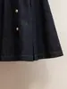 Vestido Chaleco de Primavera Nuevo Estilo Retro Francés Estilo Hong Kong con Solapa sin Mangas de Corte A para Mujer