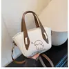 Bolsa de Hombro de Compras de Gran Capacidad Bordada en Mezclilla Nueva Moda Nicho Transfronteriza Primavera 2026 Bolso de Moda para Mujer