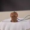 Pingente do Zodíaco em Jacarandá Acessórios Bodhi Pingente de Celular Pendente de Bolsa Pingente de Animal Cartoon Artesanato em Madeira Esculpida Ponto Turístico