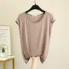Top Básico Feminino Verão Modal Gola Redonda Sem Manga Soltinho Tamanho Grande Camiseta Camisa Base Cor Sólida Roupa de Casa Colete Fino