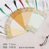 Papel para Caligrafia Marcador de Página Estilo Chinês Caligrafia Artesanal Clássica Pintura Chinesa Batik Manuscrito em Branco Autopreenchível Estudante Caneta Dura Pincel