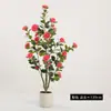 Árbol Artificial de Camelia Transfronterizo Planta Verde Interior Planta Verde Grande Adornos de Pie Modelo Desmontable de Amazon Árbol Artificial