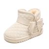 Botas de Nieve para Niños 2025 Invierno Nuevo Estilo Niñas Suela Blanda Antideslizante Forradas de Felpa Botas de Algodón para Niños y Niñas Zapatos de Algodón