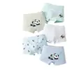 Ropa interior para niños, calzoncillos bóxer de algodón peinado con estampado de panda, entrepierna de doble capa, sin pellizcos, al por mayor en stock