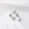 Chapado con Tachuelas de Diamante Piedra de Estrella Colorida Piedra de la Suerte Joyería de Piedra de Nacimiento Accesorios Colgante de Collar DIY Pendientes