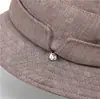 Sombrero de pescador para mujeres de mediana edad y mayores, sombrero para mamá de 60 años, sombrero de tela elegante de primavera para personas mayores, sombrero de pescador con protección solar para señoras mayores