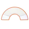 Nuevo Anillo Elizabeth para Mascotas Bolsa PU Naranja Transparente Borde Anillo Anti-mordeduras Cabeza Belleza Collar