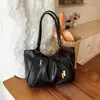Bolso Tote Grande de Textura Sencilla para Mujer, Moda 2026 Nuevo de Principios de Otoño, para Viajar al Trabajo, Uso Diario, Bolso de Hombro Vintage