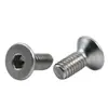 Ventas Directas de Fábrica, Venta en Stock de Tornillos de Cabeza Avellanada Hexagonal Fm3*10, Tornillos de Acero al Carbono, Acero al Carbono Duradero y de Alta Resistencia