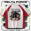 Conjunto de Verano Delta Action Weilong Estampado para Niños Transpirable que No Hace Sudar Conjunto Deportivo de Dos Piezas Efecto Adelgazante Dopamina