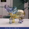 Pote de Vidro Flevinz Elefante Pote para Frutas Secas Presente de Inauguração Casa Sala de Estar Pote de Doces Açucareiro