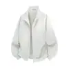 Chaqueta corta con cuello para hombre, abrigo casual holgado, nuevo estilo de ropa de trabajo para primavera y otoño, chaqueta moderna y versátil