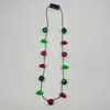 Novo Colar de Natal Colar de Sino LED Decoração de Festa Colar Brilhante Suprimentos de Feriado Decoração