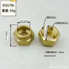 Porca de Flare para Ar Condicionado de Latão Métrica Imperial Flare Conector de Tubo de Cobre Porca Tampa 19.05