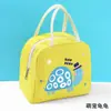 Genna - Bolsa de almuerzo portátil con aislamiento de dibujos animados, de tela Oxford, con estampado de animales