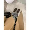 Botas estilosas de corte justo para mulheres, botins pretos, botas de bico redondo para outono e inverno, botas Martin de sola grossa, botas elásticas de salto grosso
