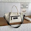 Bolso de Hombro de Lona Nuevo Diseño de Nicho 2026 Versión Coreana Bolso Tote de Nicho para Mujer Ligero Bolso de Hombro Sencillo