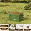 Conjunto de mesa e cadeiras dobráveis para camping, caixa de armazenamento, equipamento para atividades ao ar livre, mesa e cadeiras de piquenique multifuncionais, montagem de barraca para carro, gadget popular online