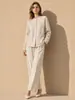 Abrigo de Cachemira Pura Otoño/Invierno 2026 Abrigo de Lana Doble Faz para Mujeres Menudas Abrigo de Lana y Cachemira para Viajar al Trabajo para Mujeres